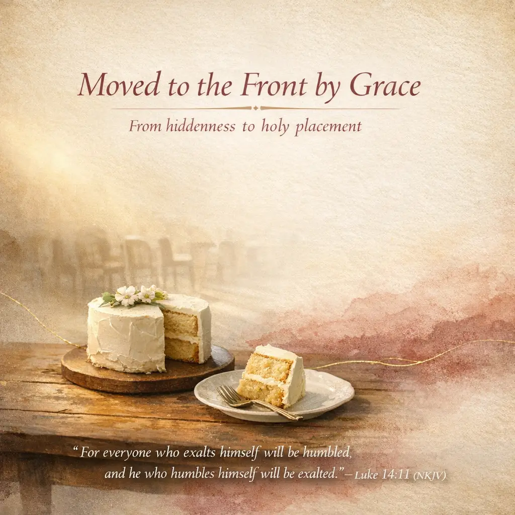 Moved to the Front by Grace