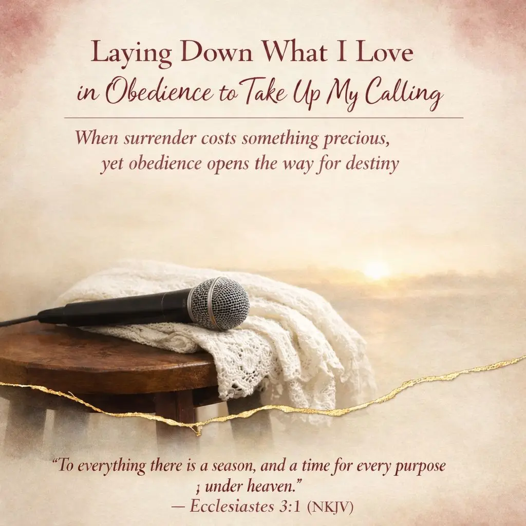 Laying Down What I Love to Take Up My Calling