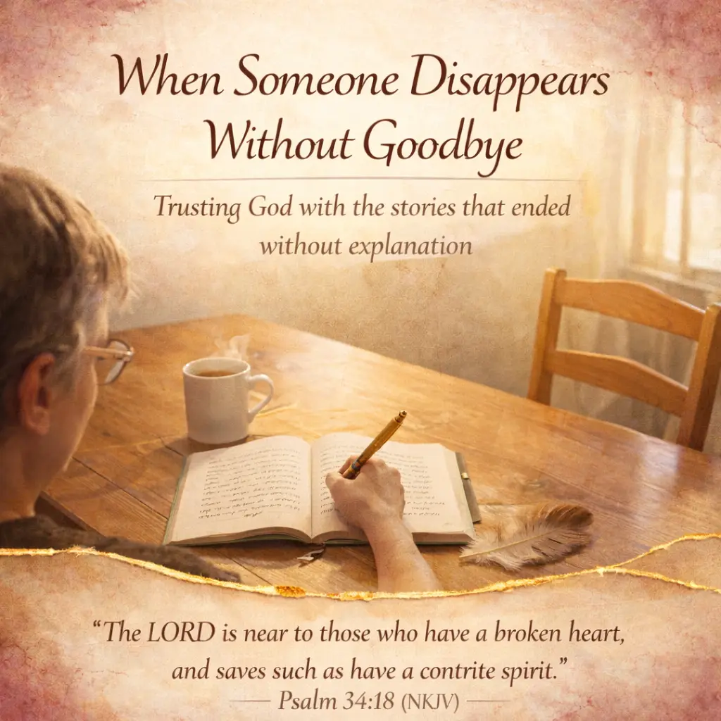 When Someone Disappears Without Goodbye