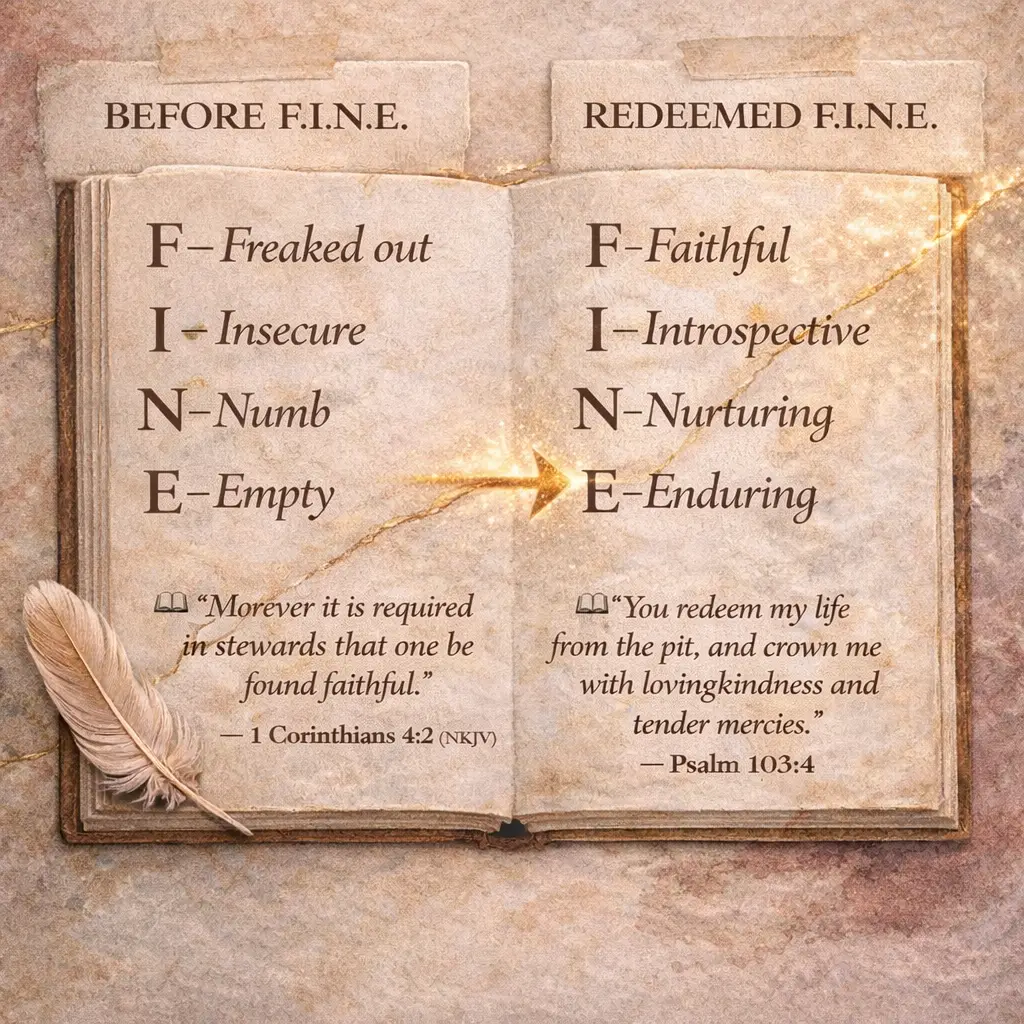 F.I.N.E. — Faithful, Introspective, Nurturing, Enduring